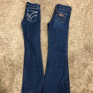 Wrangler 10 reg and 10 slim